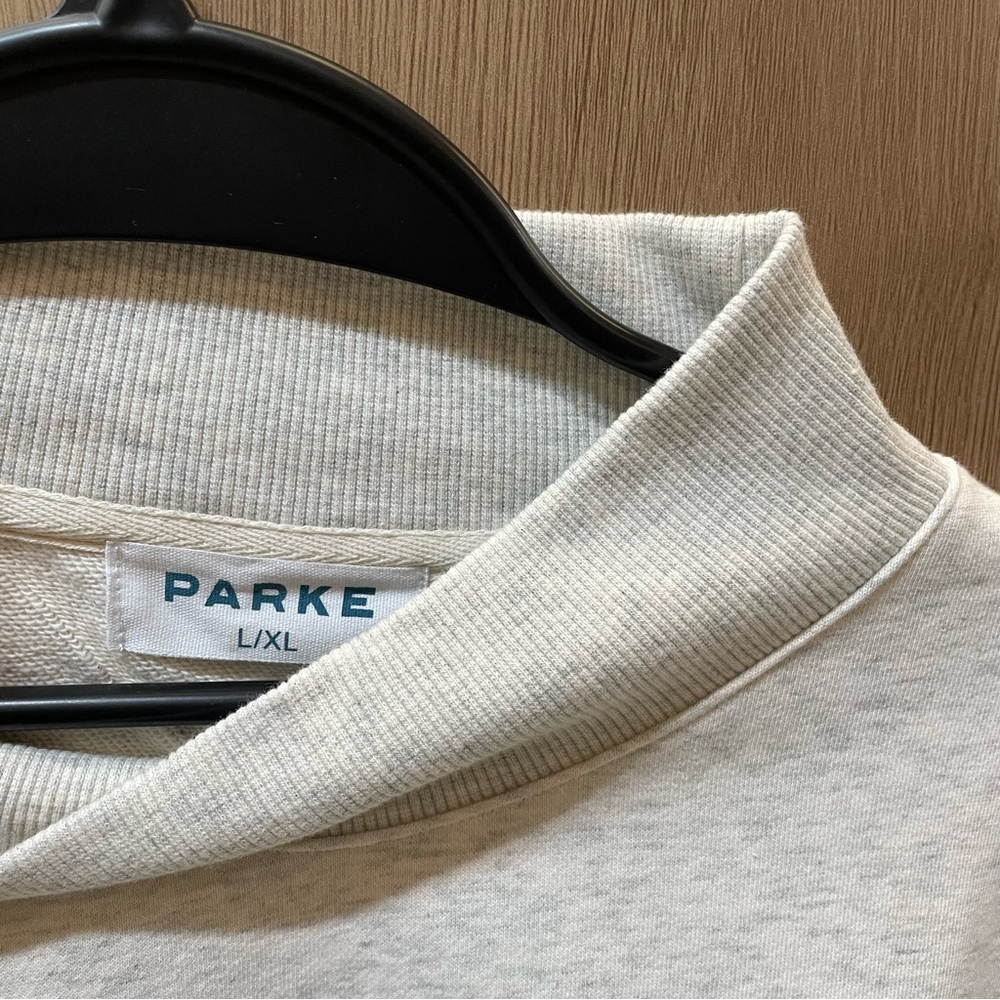 Parke Light Gray Sweatshirt with Yellow Lettering - Picture 2 of 9